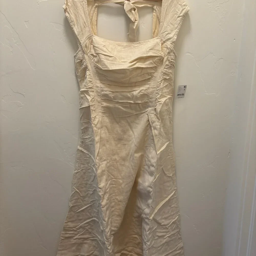 Free People Cartagena Cotton-Linen Maxi NWT * - Picture 3 of 5